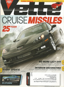 VETTE 2012 JAN - 265mph Z06, MOTION CLONE, L71, LINGENFELTER HOT RODS